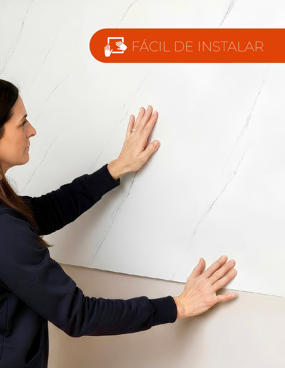 Panel decorativo para hogar e interior lavable rectangular 5