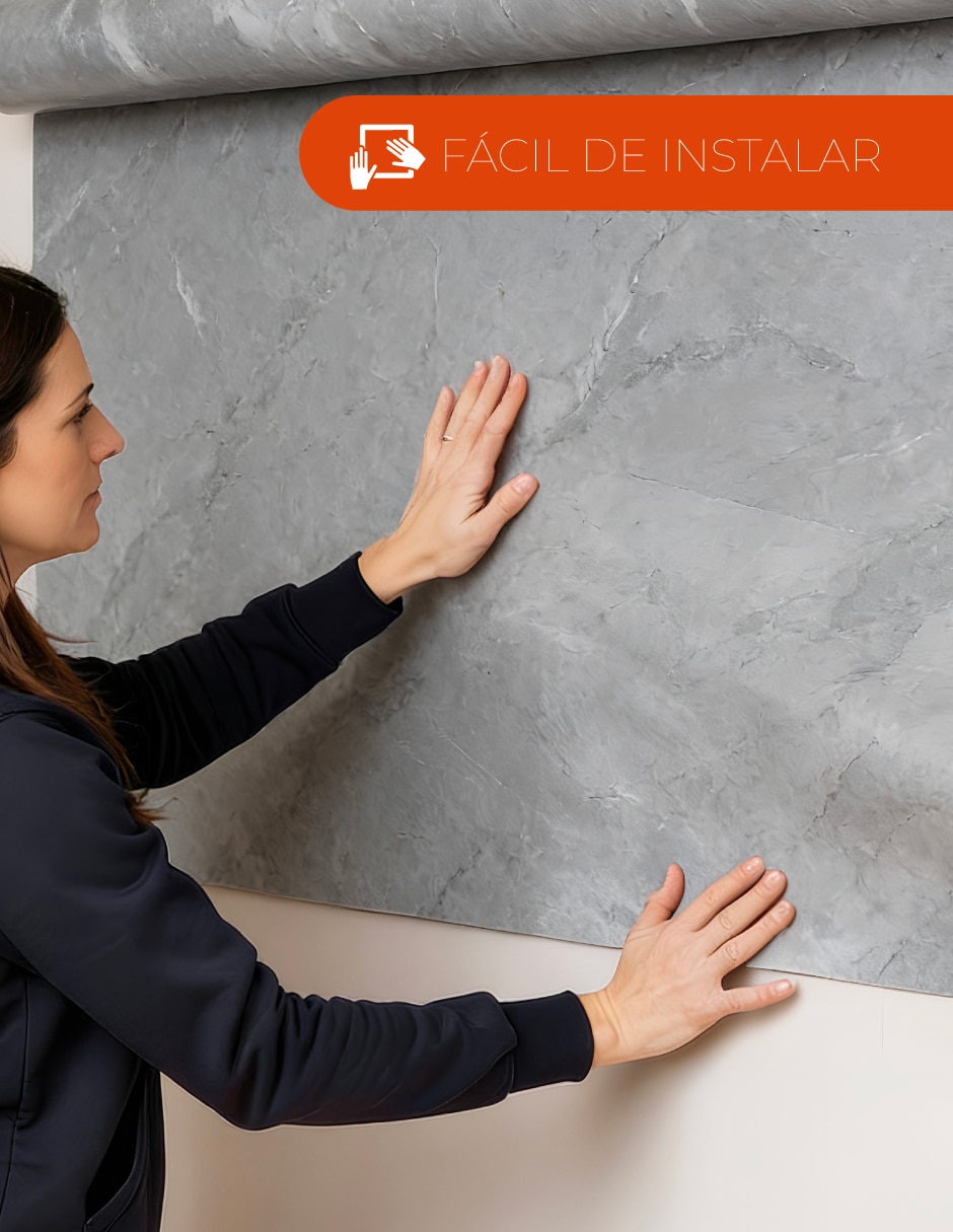 Panel decorativo para hogar e interior lavable rectangular 5