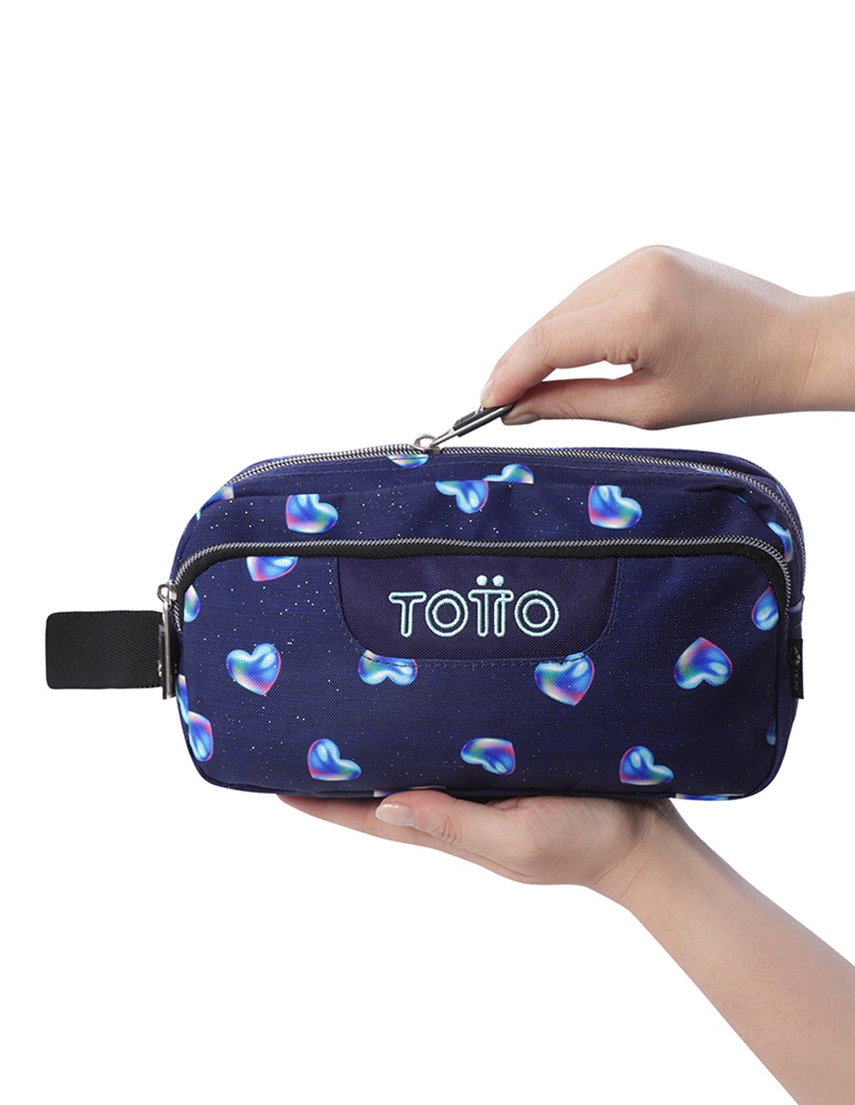 Set mochila escolar Totto Combo Rayol impermeable para niña