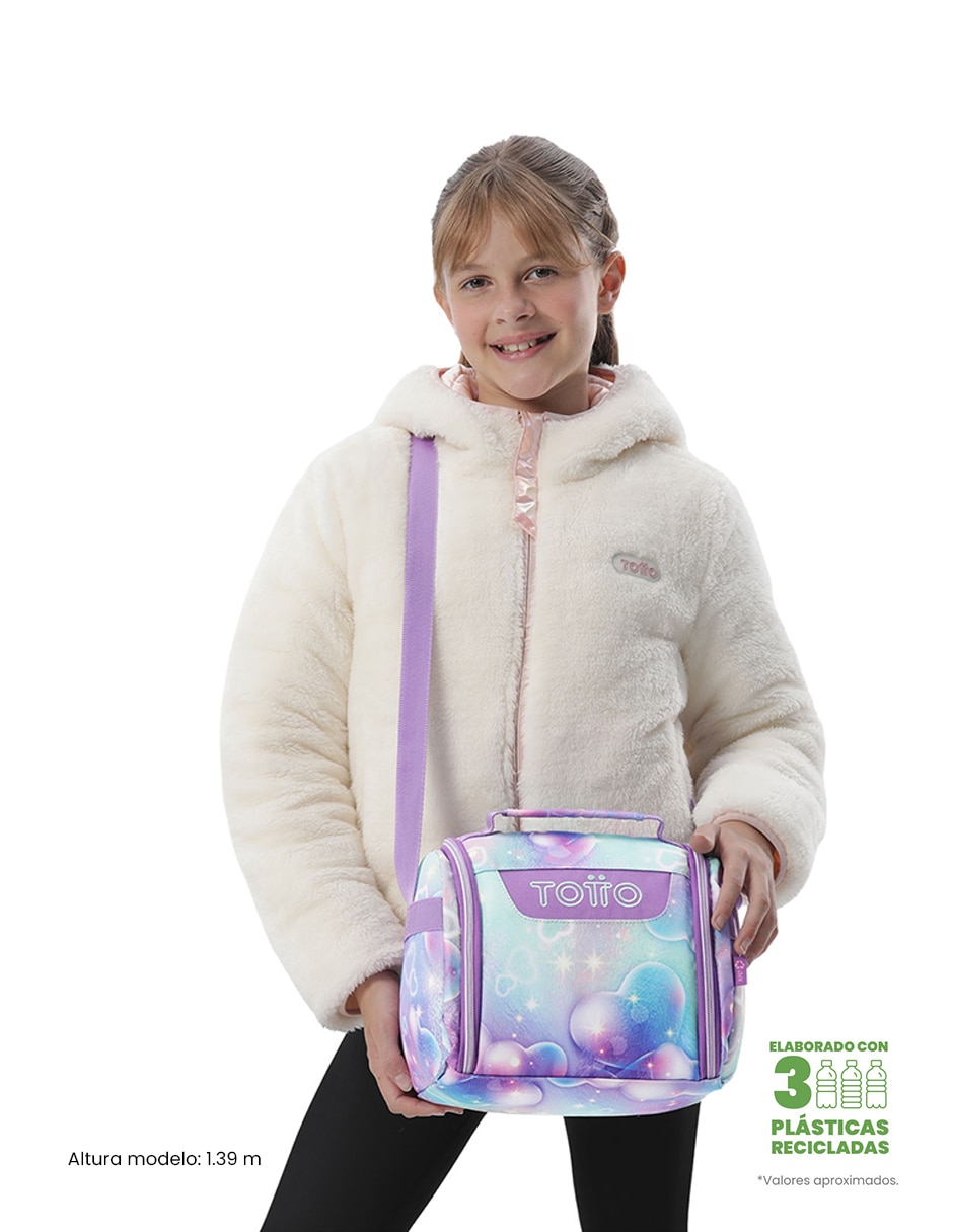 Set mochila escolar Combo Rayol impermeable para niña 9