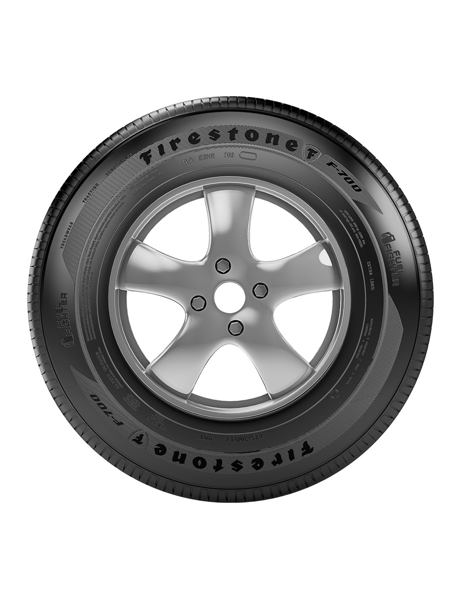 Set llanta para auto F-700 205/70 R14 4