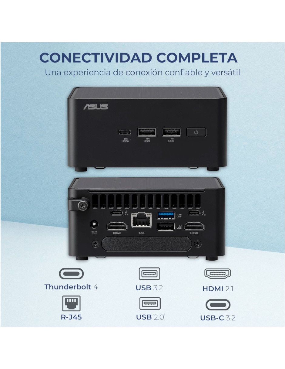 Mini PC CN14P-U732GB1T Intel Core Ultra 7 Integrada 32 GB RAM 1 TB SSD 3