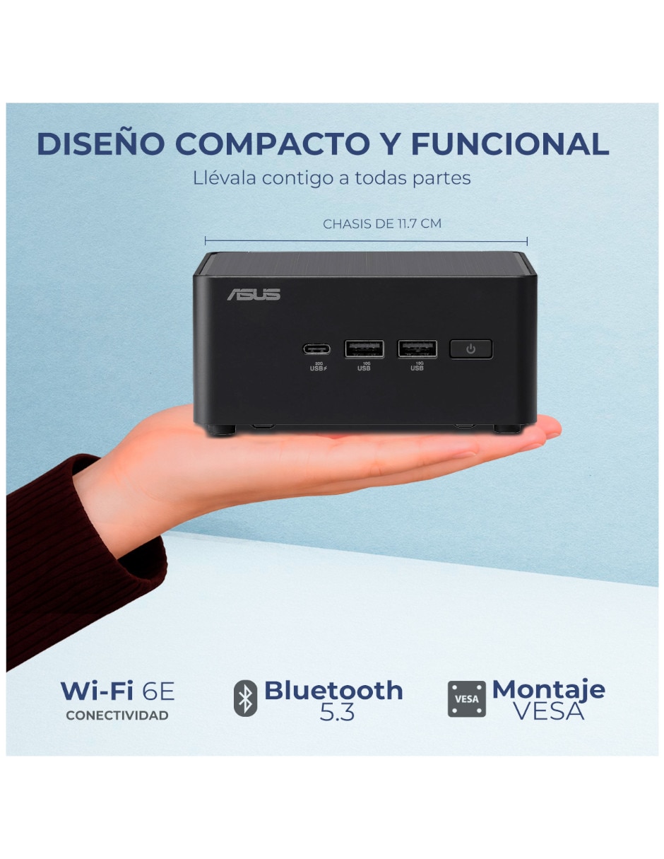Mini PC CN14P-U732GB1T Intel Core Ultra 7 Integrada 32 GB RAM 1 TB SSD 6