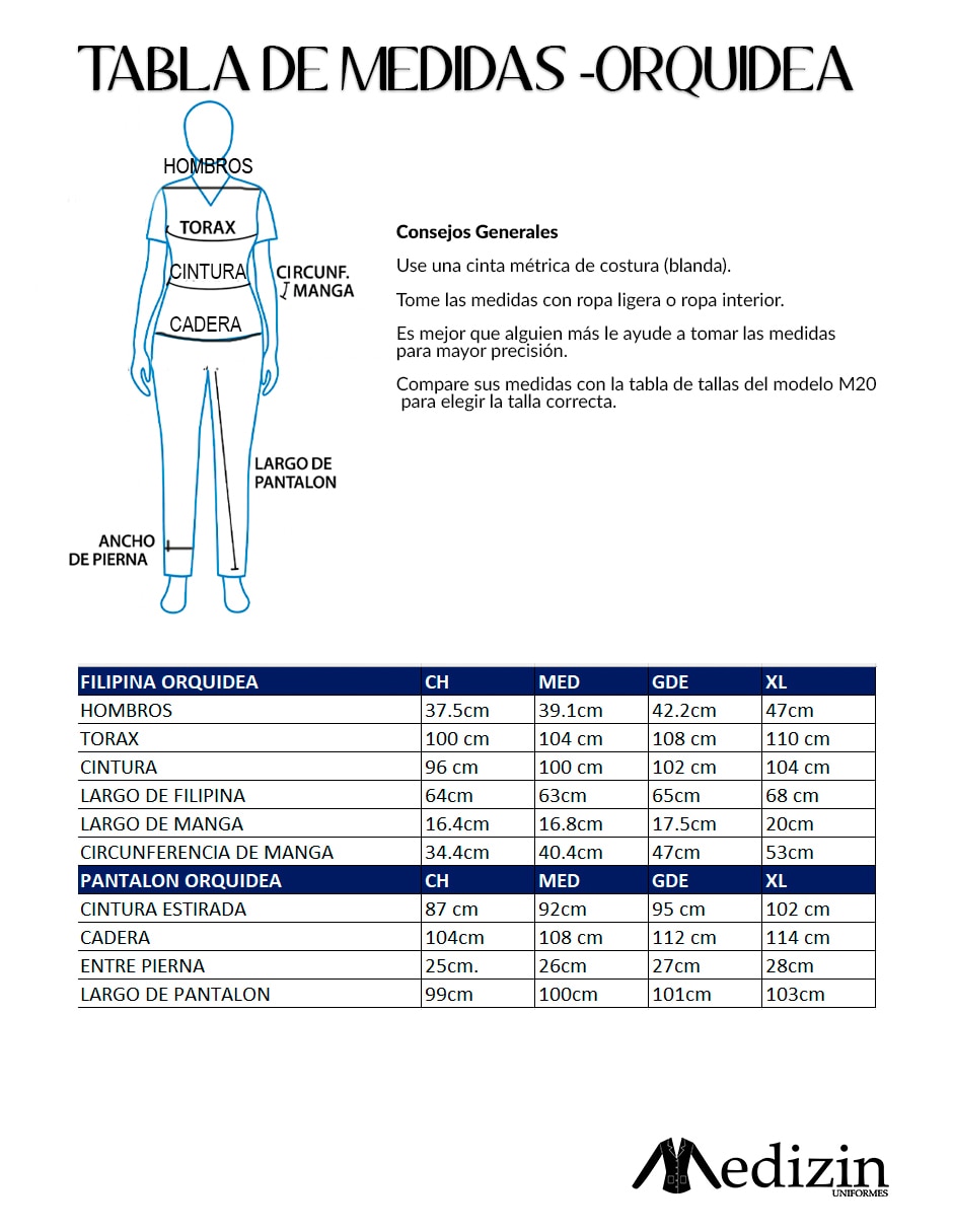 Pijama quirúrgica estilo relajado para mujer 3