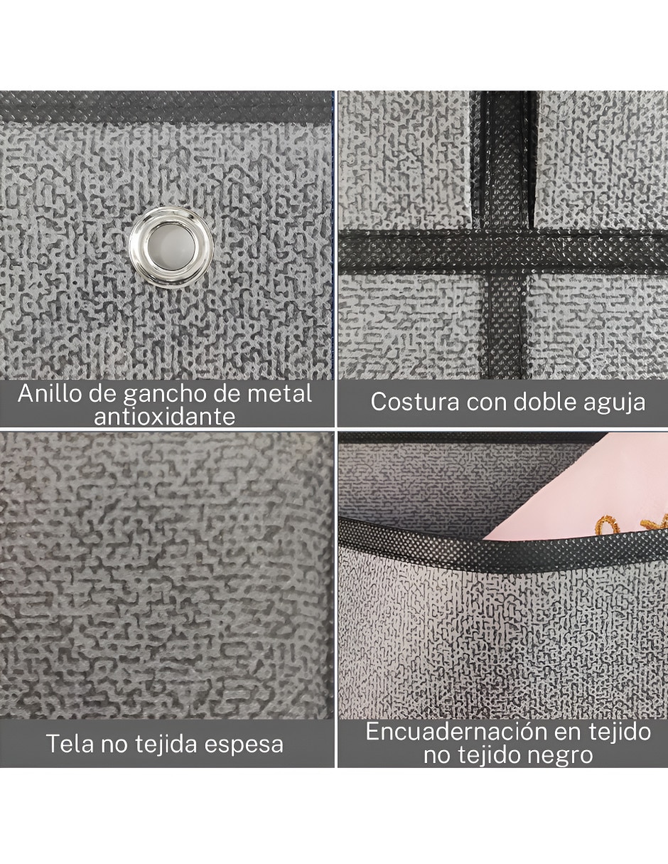 Zapatera armable colgante para 24 pares de zapatos 2