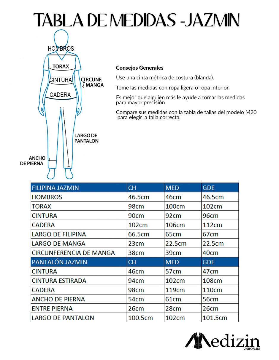 Pijama quirúrgica Medizin Uniforme estilo relajado para mujer 3