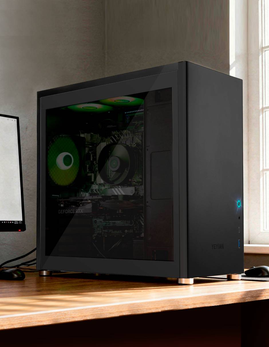 Computadora gamer Hussar Ypi-Hu2400B-560Pm 24 pulgadas Full HD Intel Core i5 Nvidia GeForce RTX 5060 16 Gb RAM 1 Tb Ssd 9