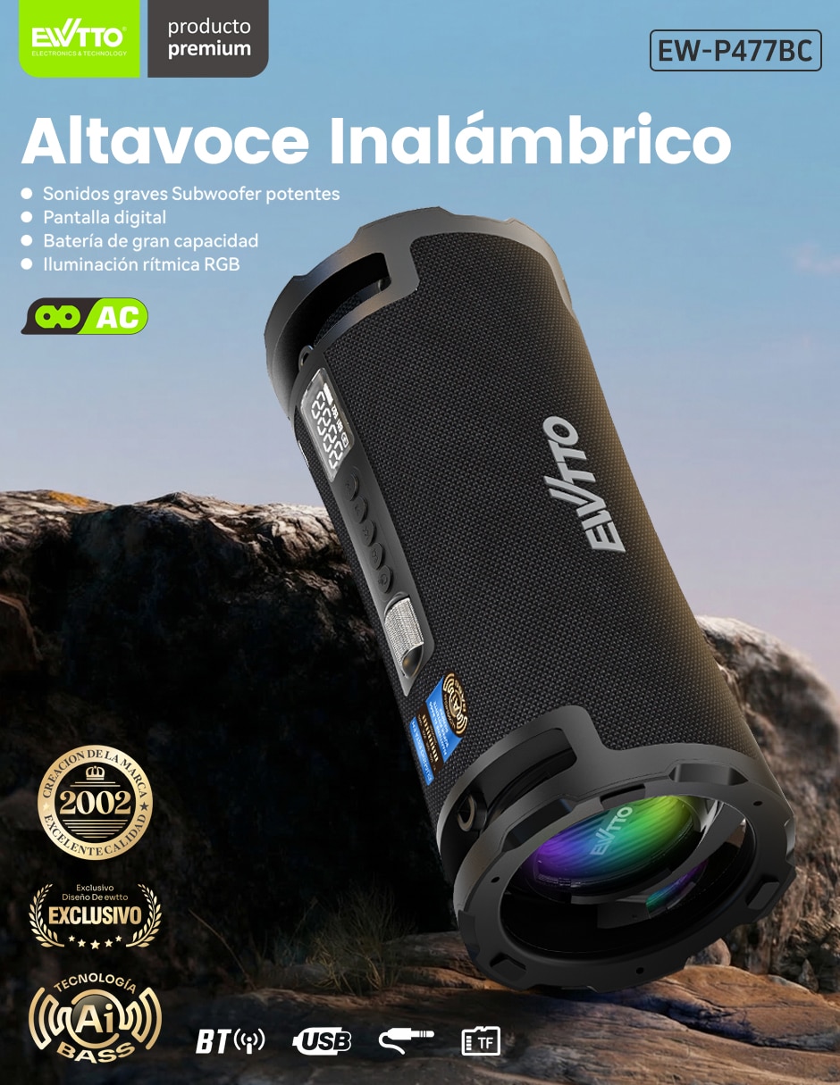 Bocina bluetooth 7