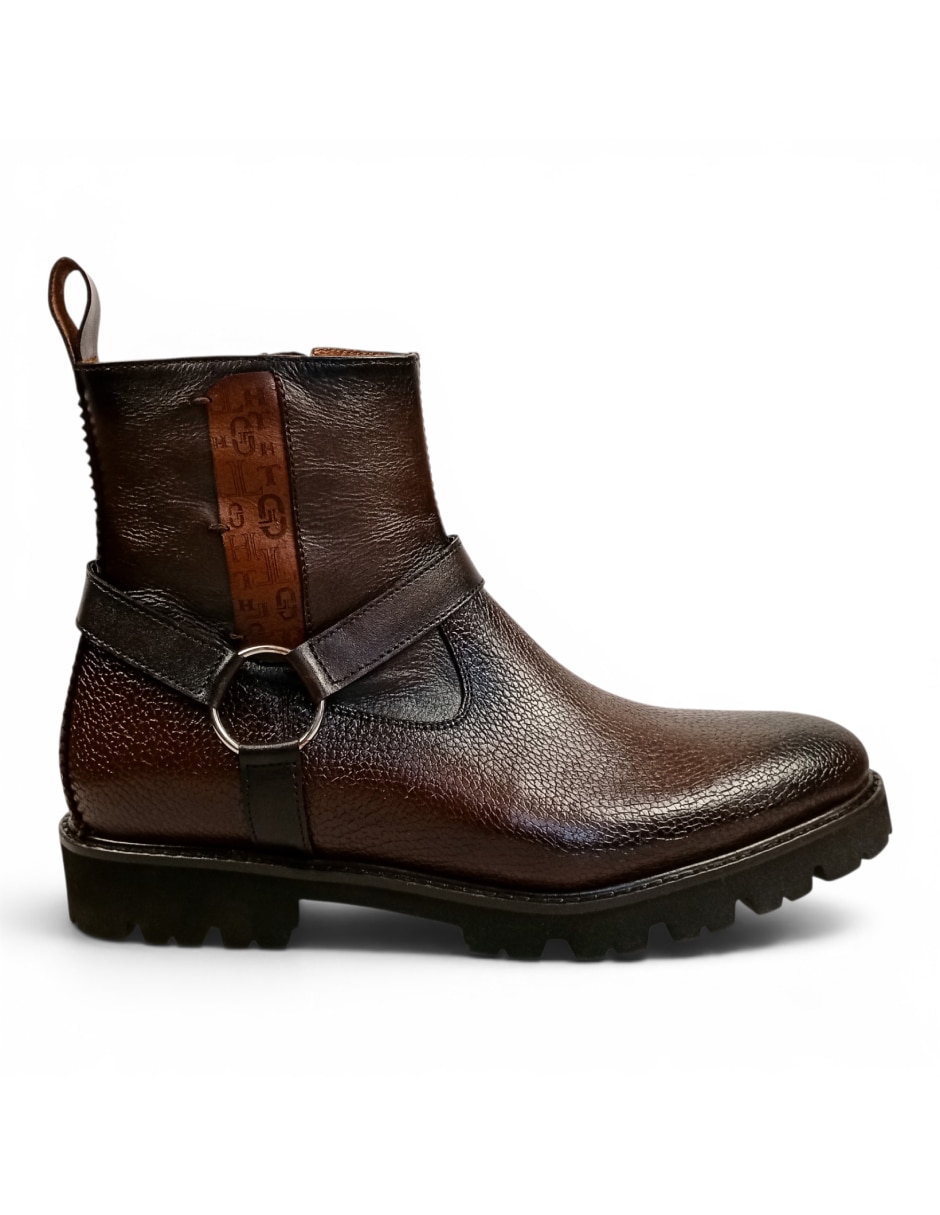 Botín Royal de piel para hombre 4