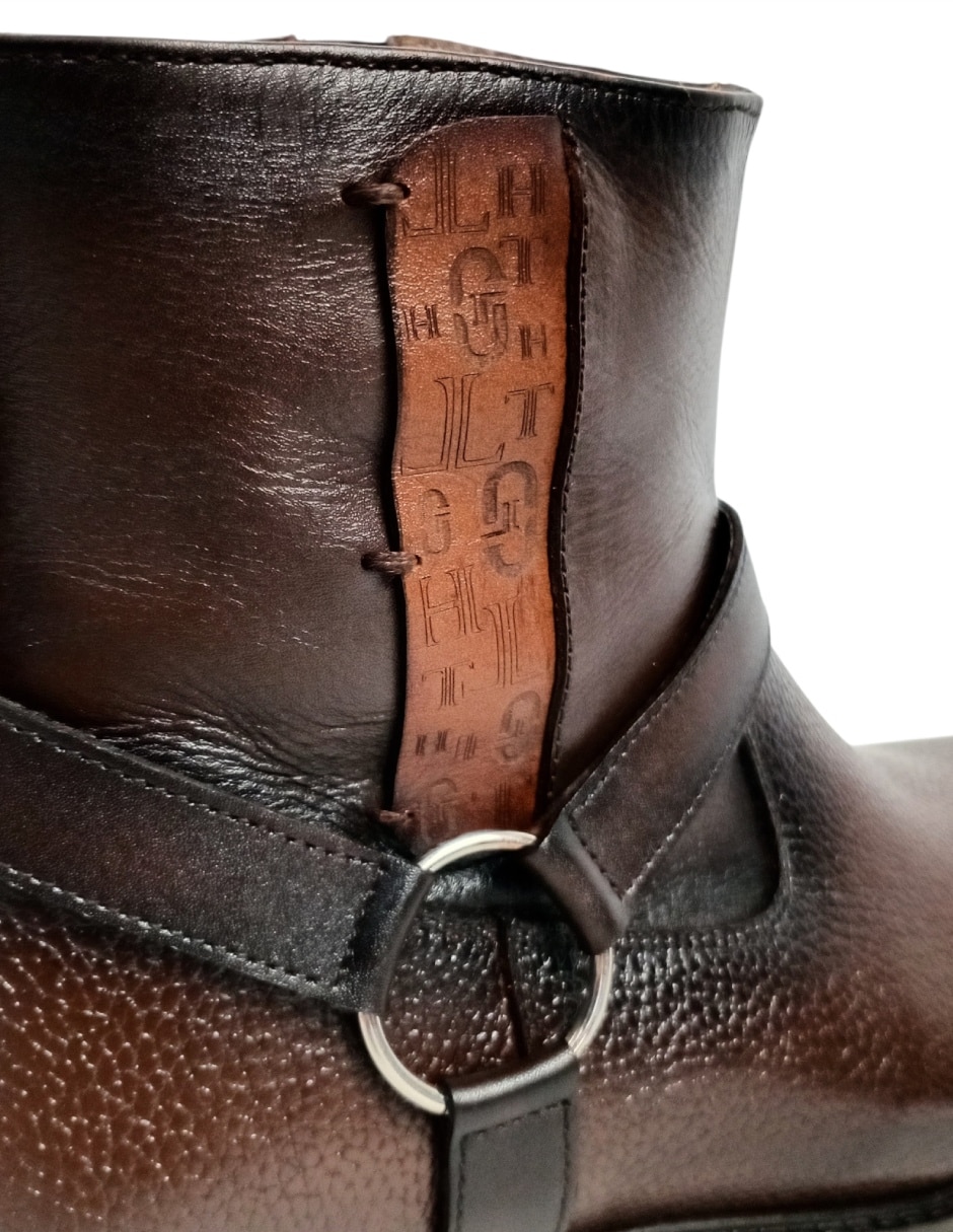 Botín Royal de piel para hombre 5
