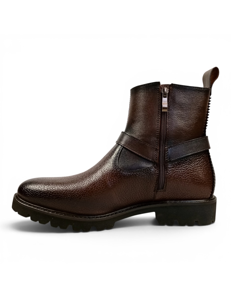 Botín Royal de piel para hombre 7