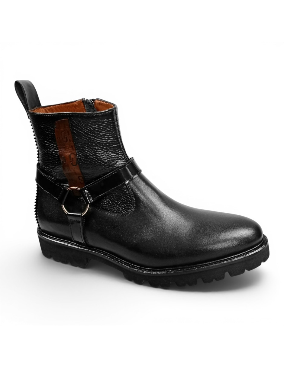Botín Royal de piel para hombre Botín Royal de piel para hombre