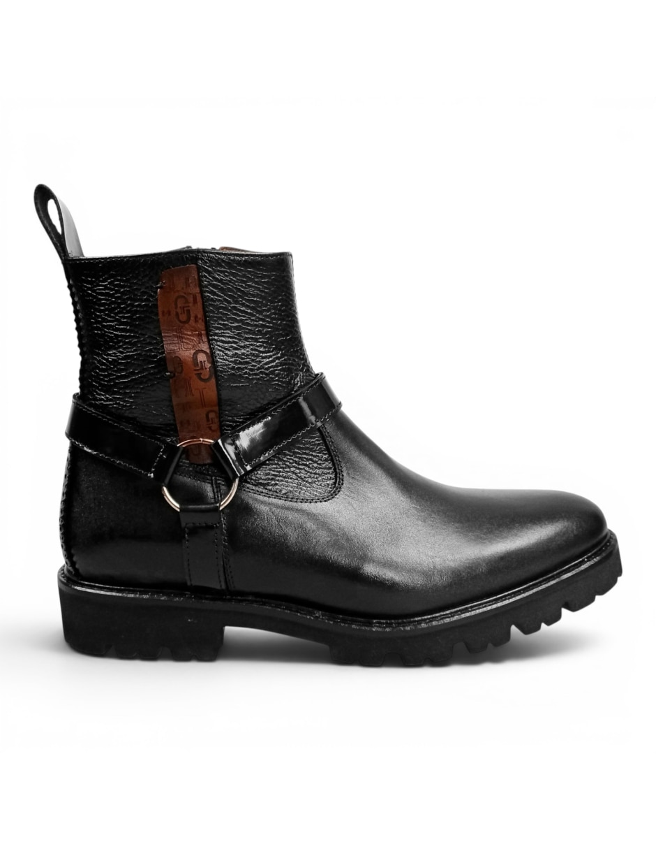 Botín Royal de piel para hombre 3