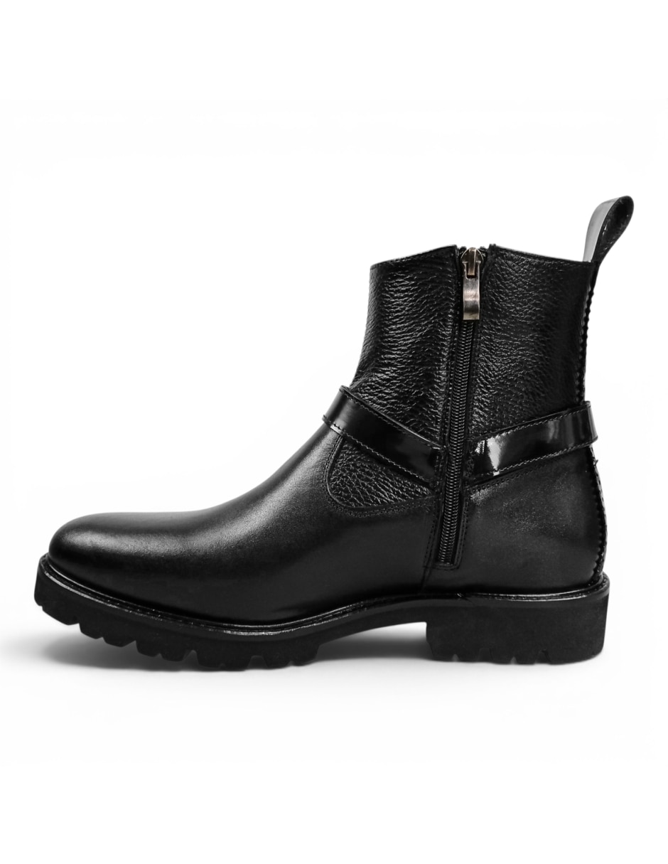 Botín Royal de piel para hombre 5