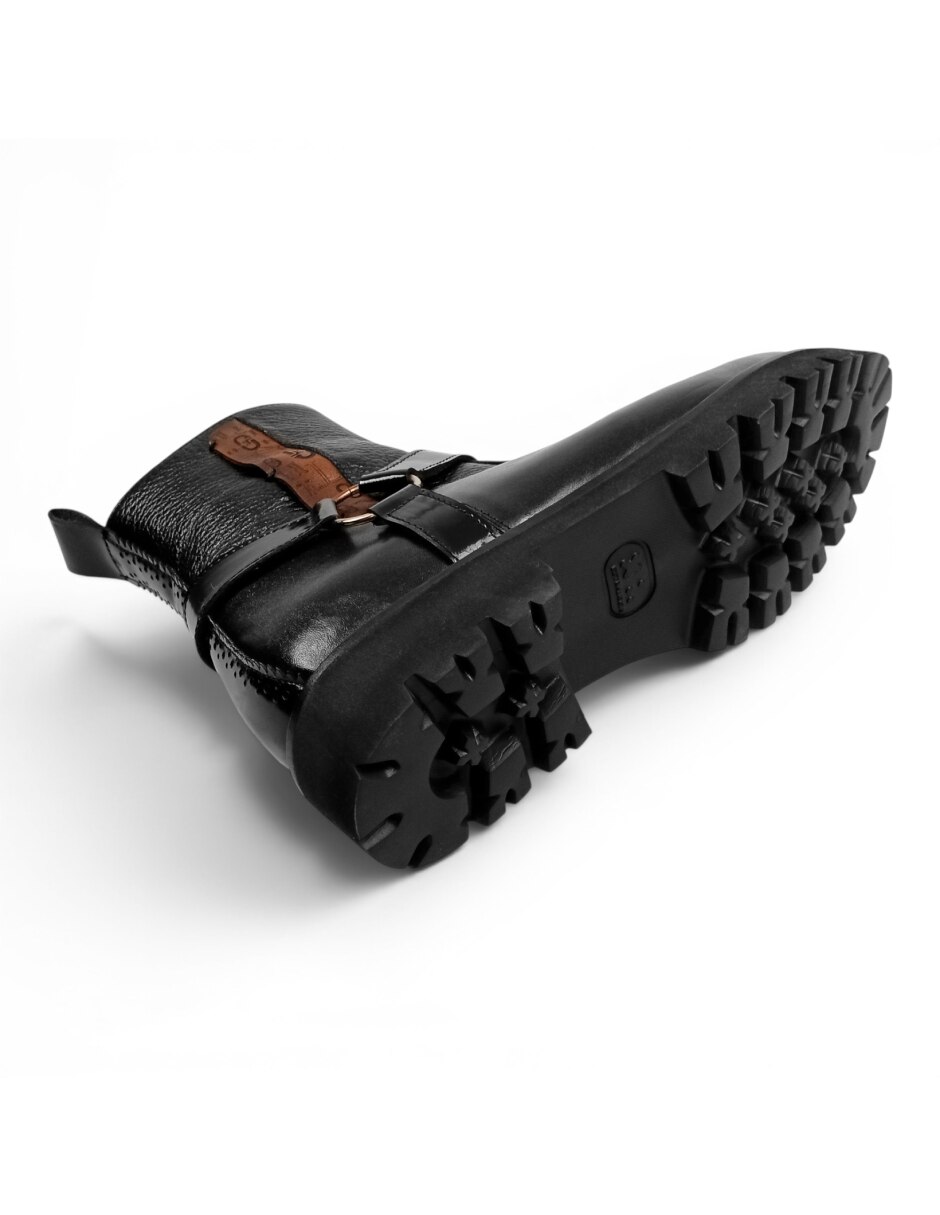 Botín Royal de piel para hombre 6