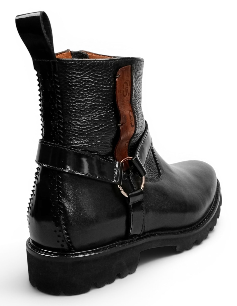 Botín Royal de piel para hombre 7