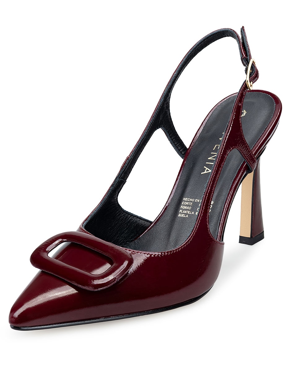 Zapatilla Charol piel 2