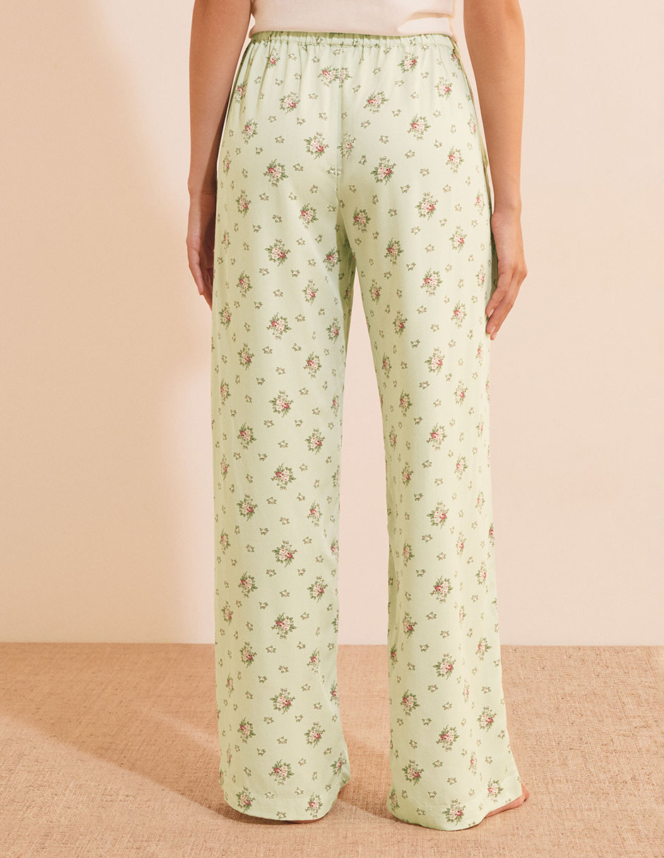 Pantalón pijama de algodón para mujer 4