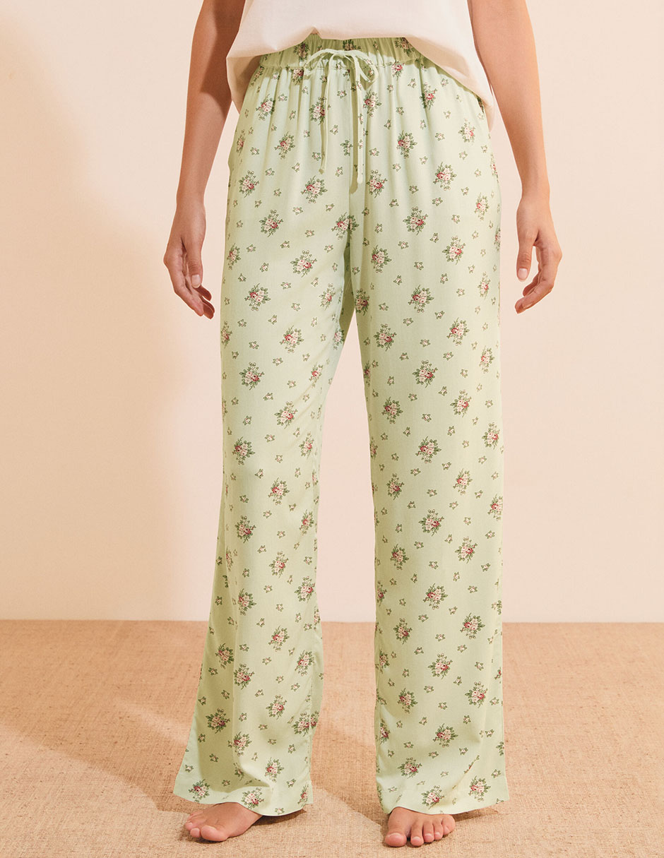 Pantalón pijama de algodón para mujer 3