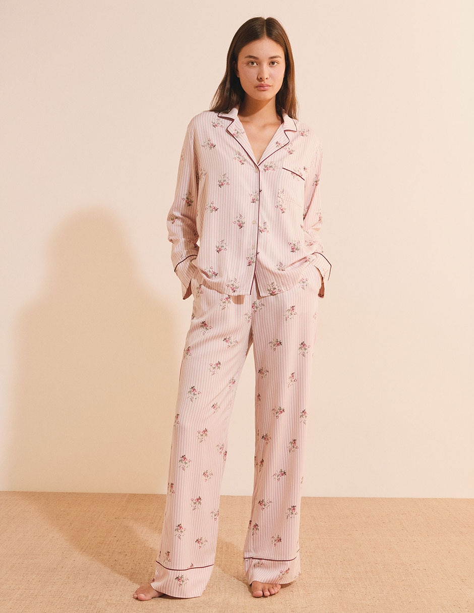 Pantalón pijama de algodón para mujer 5
