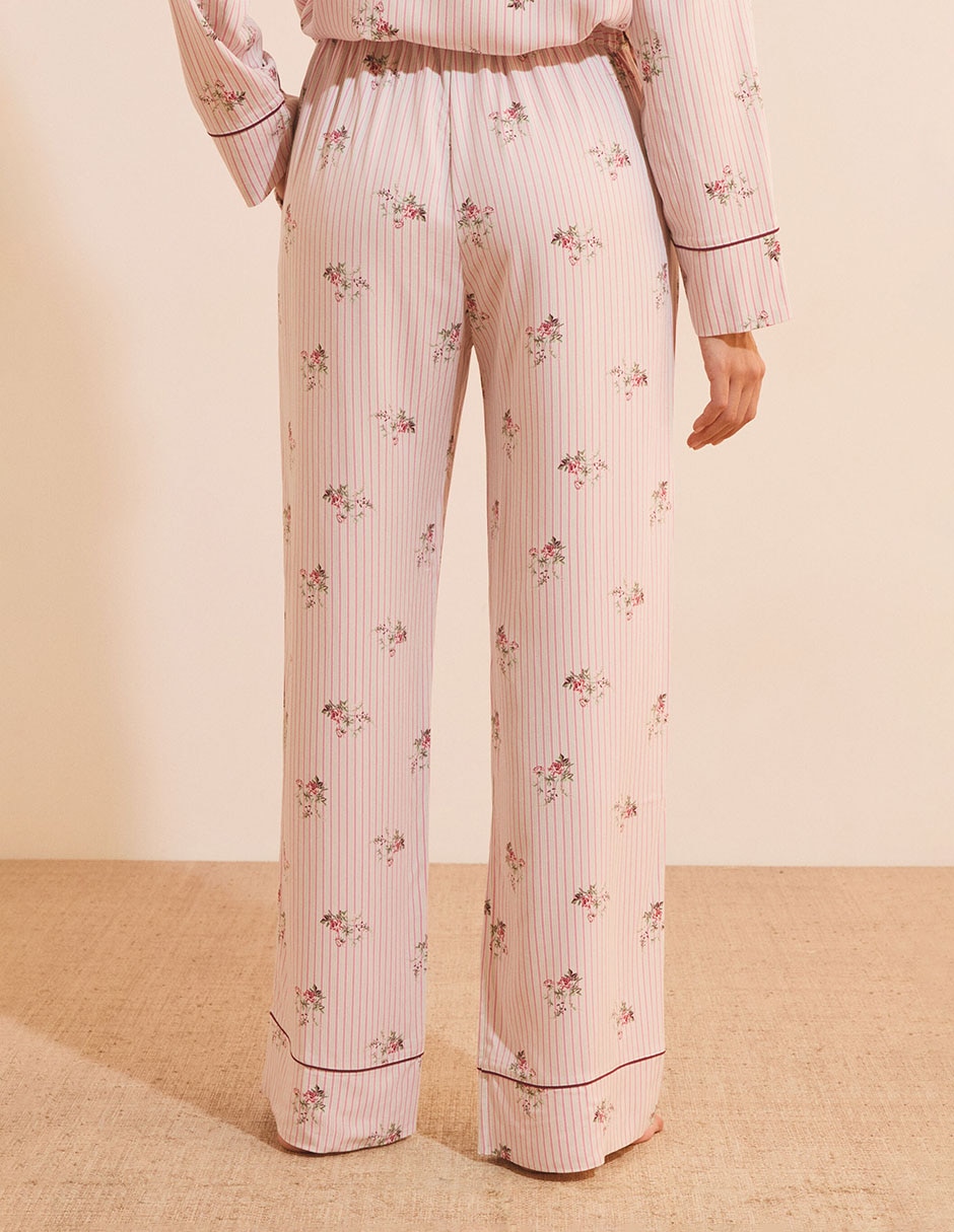 Pantalón pijama de algodón para mujer 4