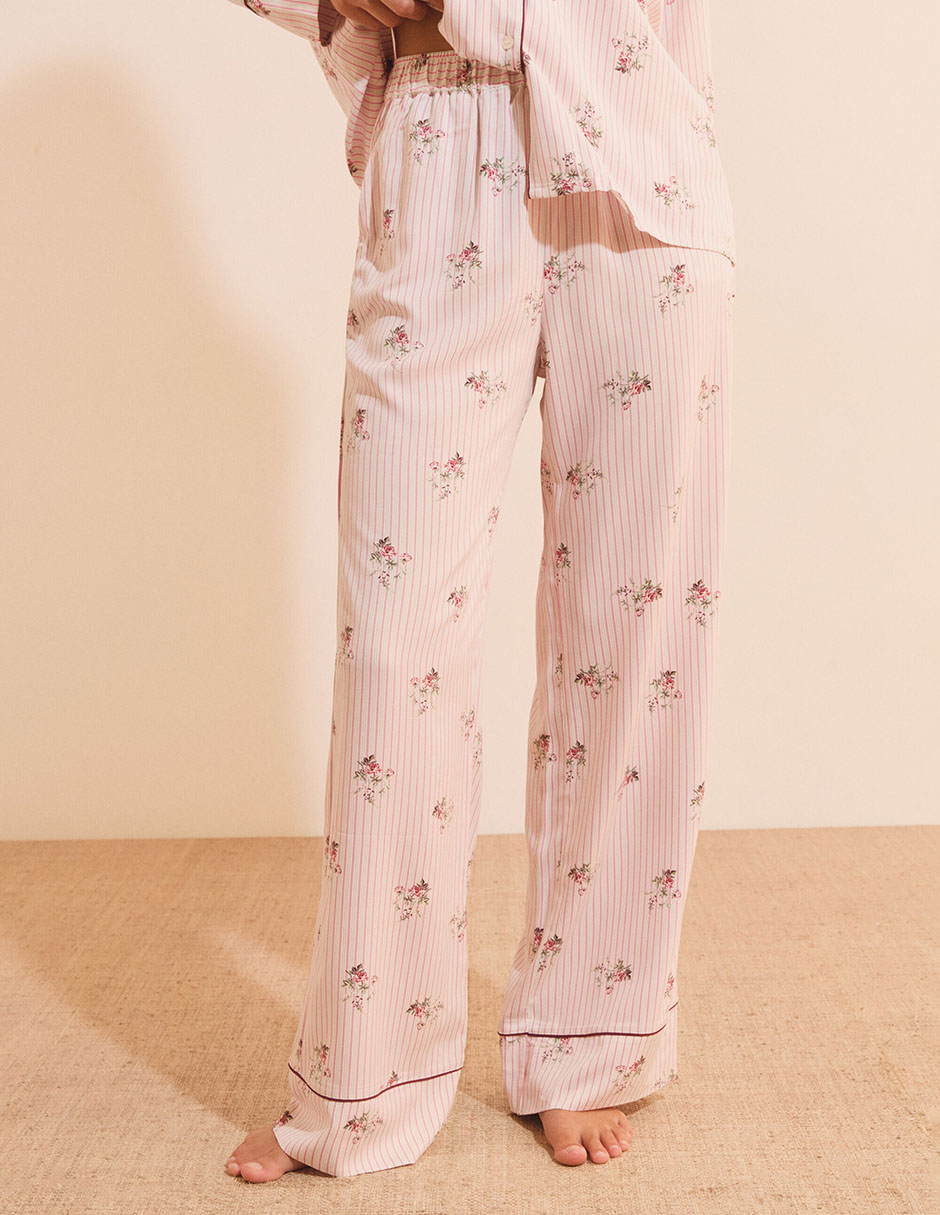 Pantalón pijama de algodón para mujer 3