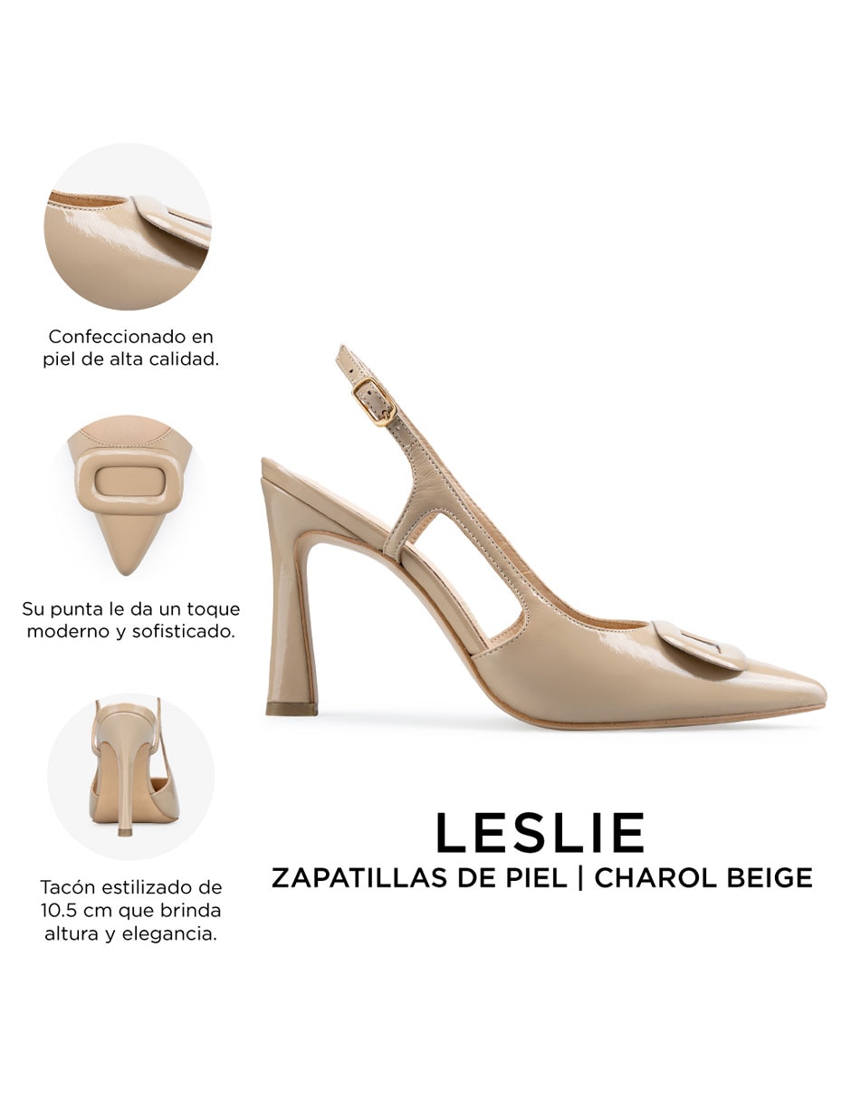 Zapatilla Charol piel Zapatillas Davenia 8