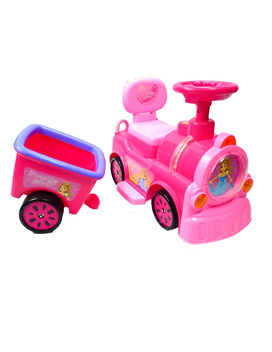 Tren montable The Baby Shop correpasillos de batería para niña