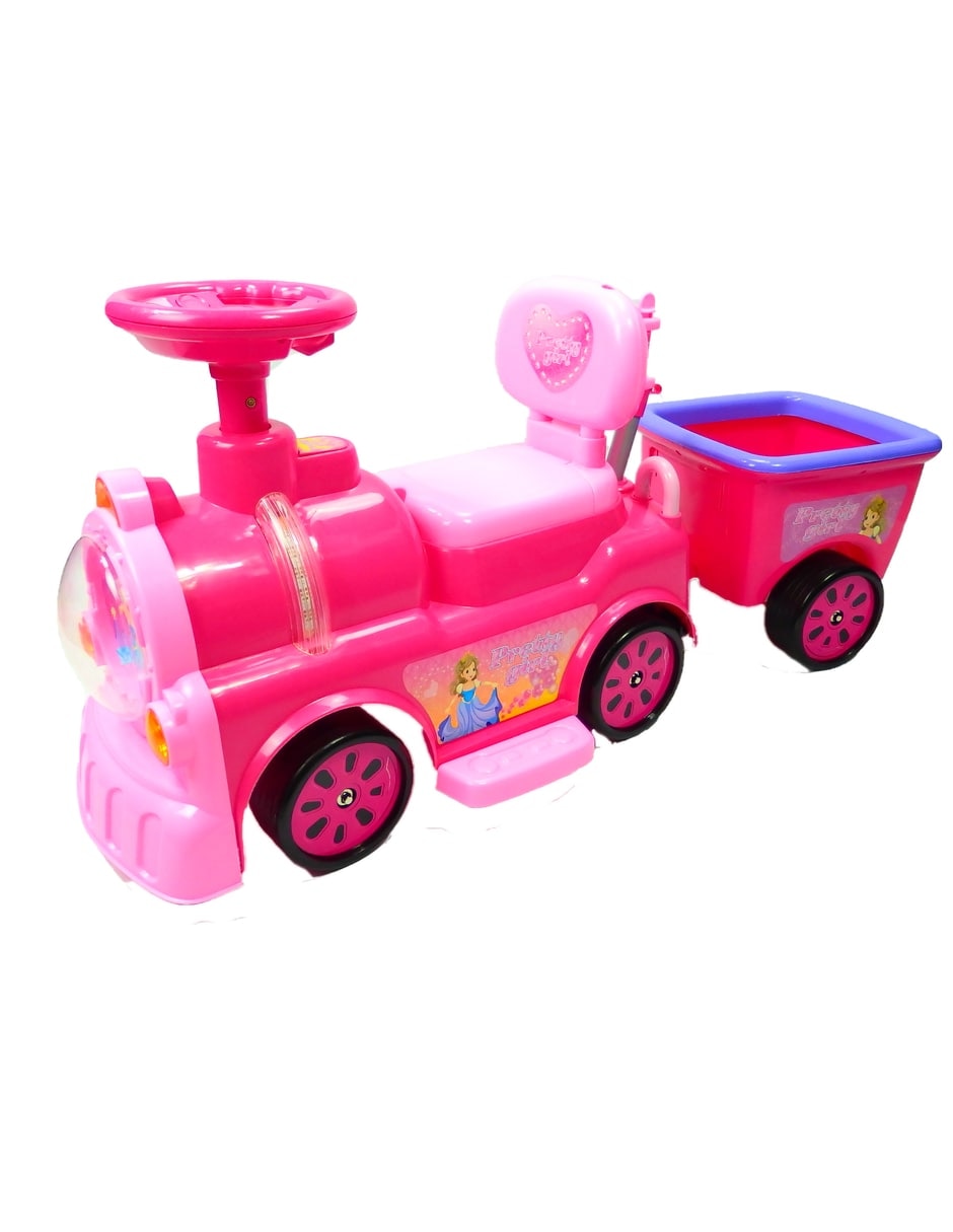 Tren montable The Baby Shop correpasillos de batería para niña