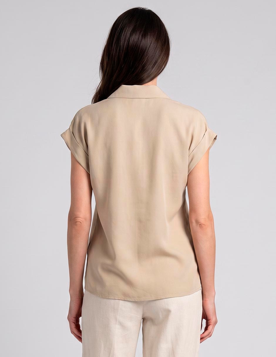 Blusa manga corta para mujer 3