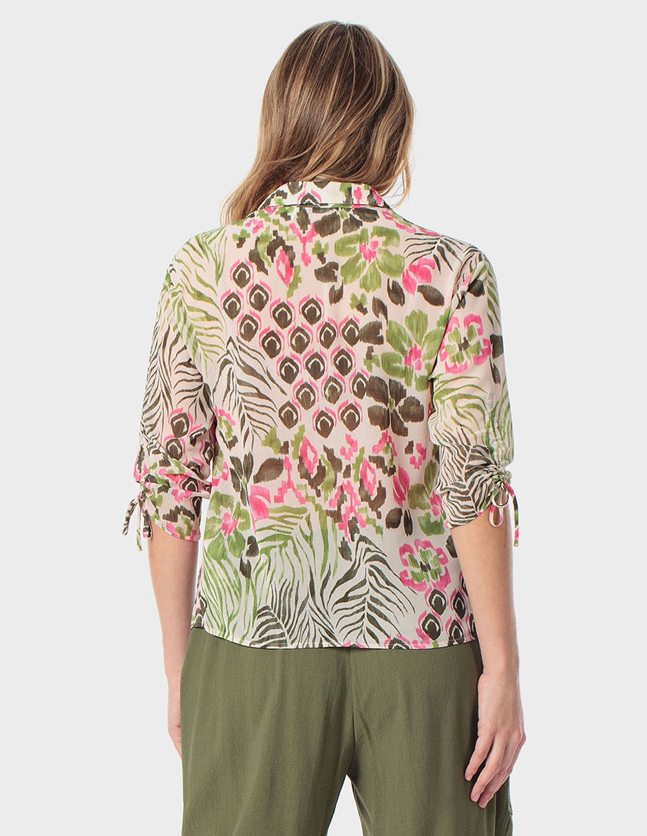 Blusa manga 3/4 para mujer 2