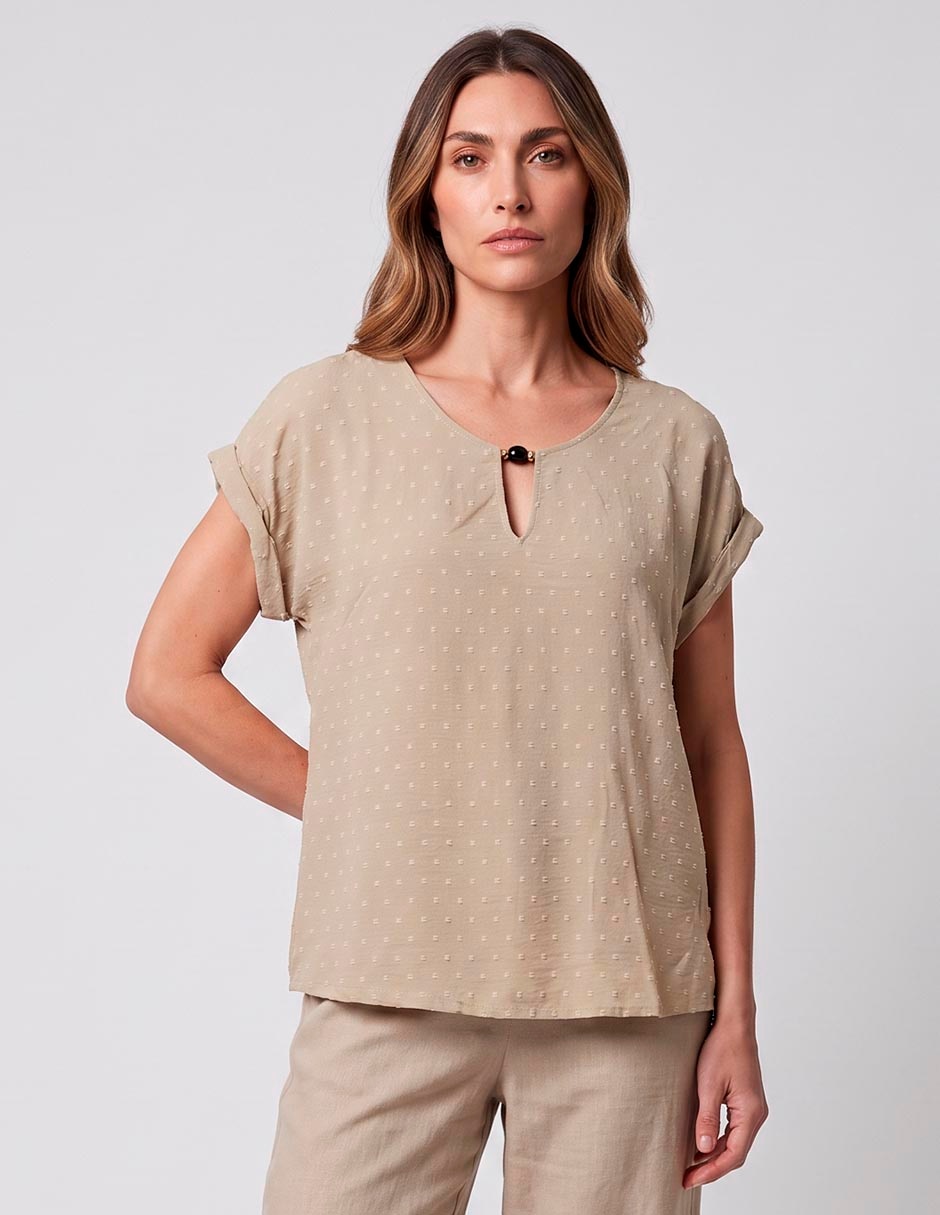Blusa manga corta para mujer Blusa manga corta para mujer