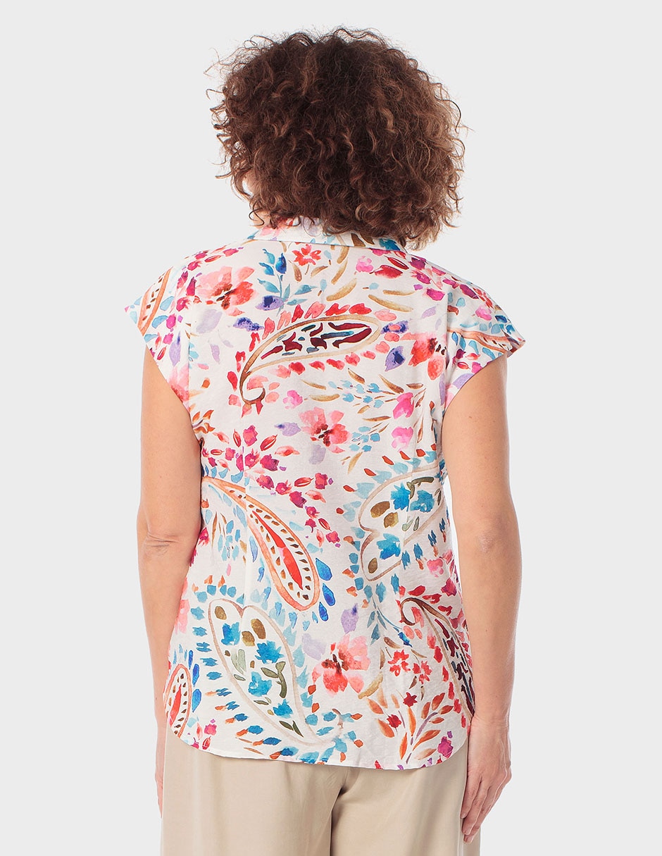 Blusa manga corta para mujer 2