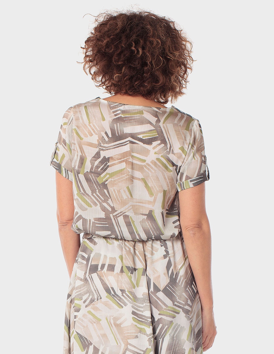 Vestido manga corta para mujer 2