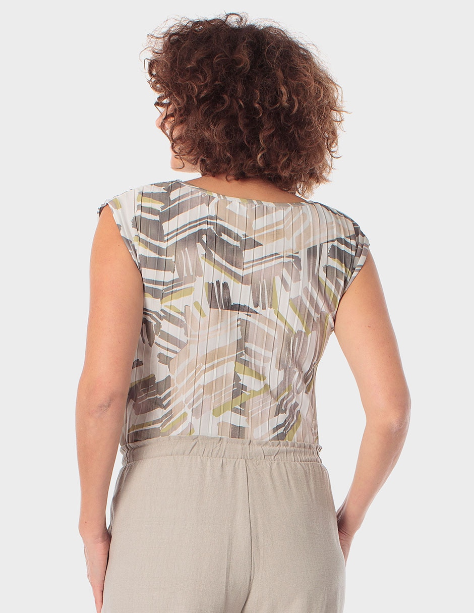 Blusa manga corta para mujer 5