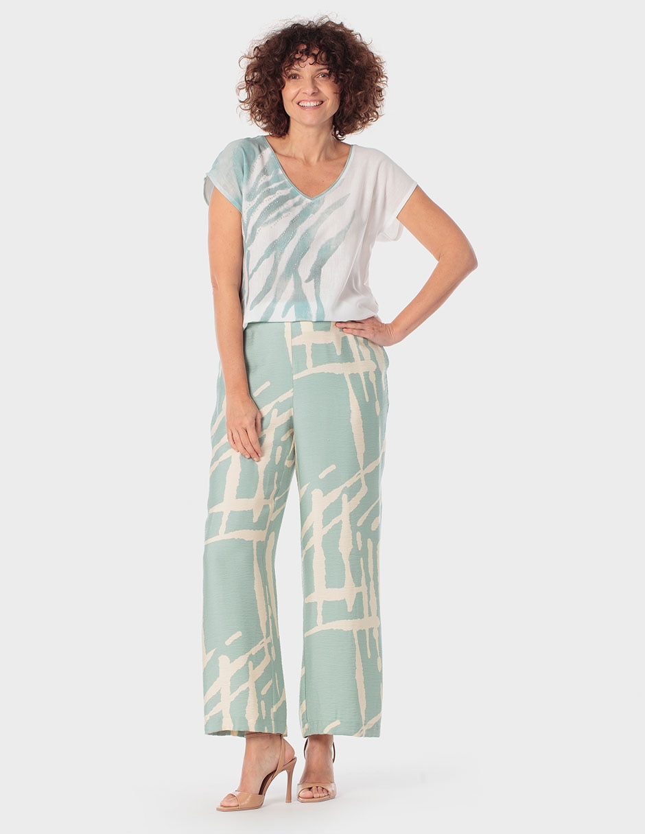 Blusa manga corta para mujer 3