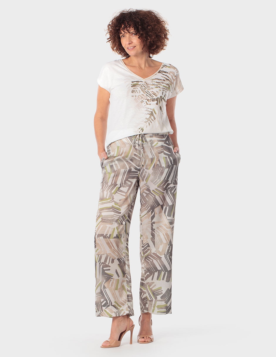 Pantalón Punt Roma recto para mujer