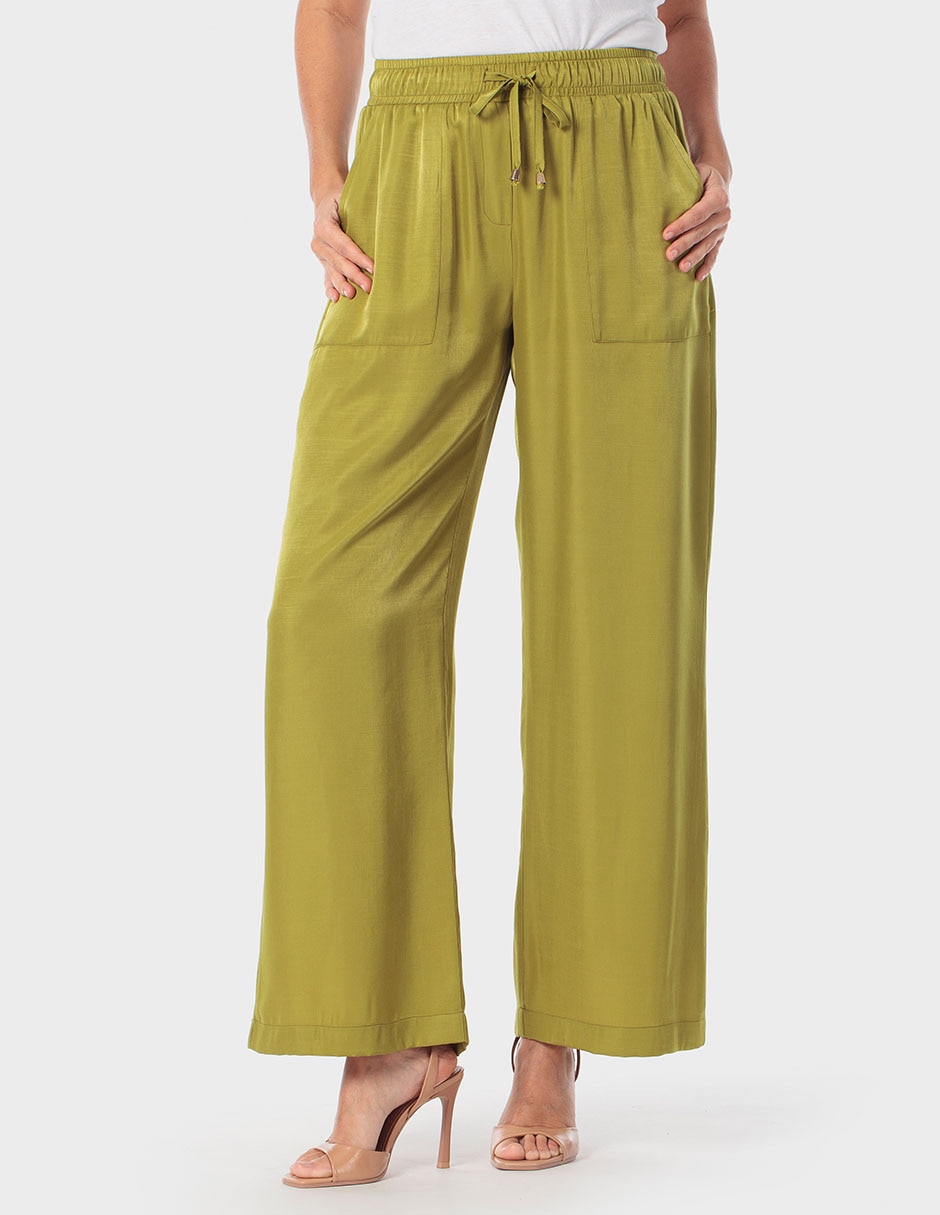 Pantalón Relaxed Punt Roma amplio para mujer