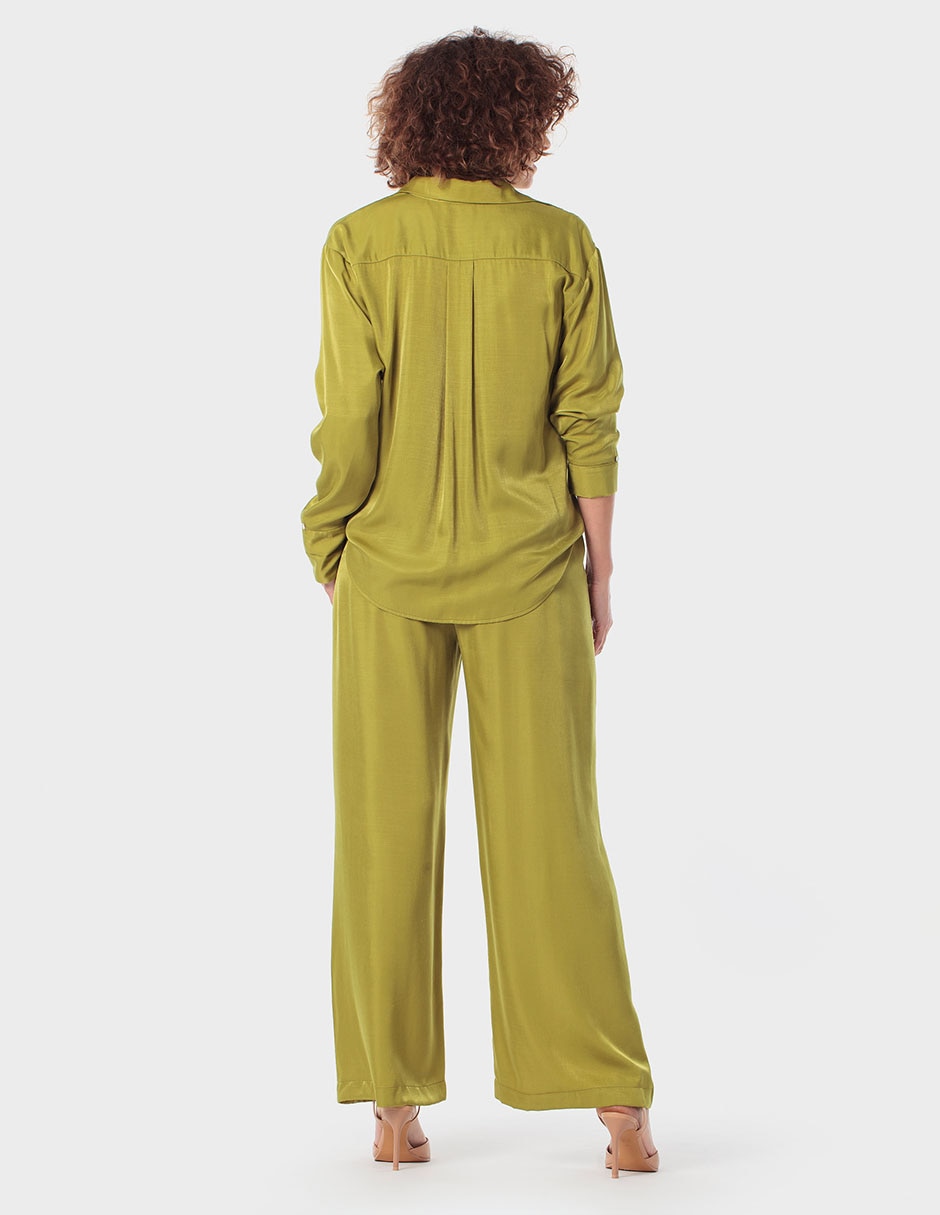 Pantalón Relaxed Punt Roma amplio para mujer