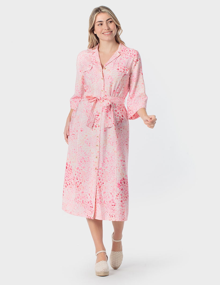Vestido midi casual para mujer Vestido midi casual para mujer