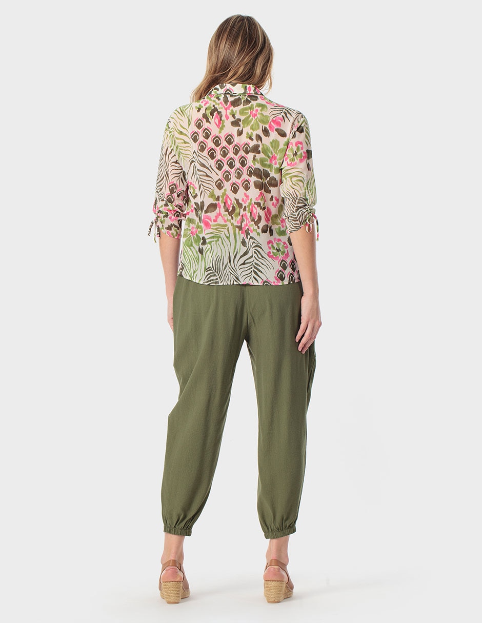 Pantalón jogger Punt Roma slim para mujer
