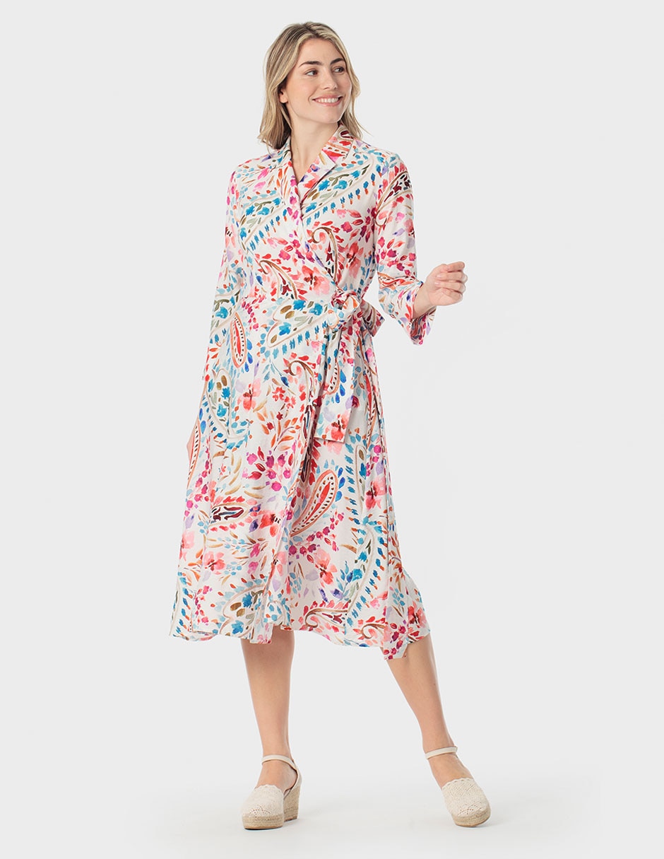 Vestido 3/4 casual para mujer