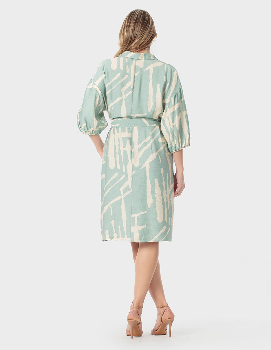 Vestido a la rodilla casual Punt Roma para mujer