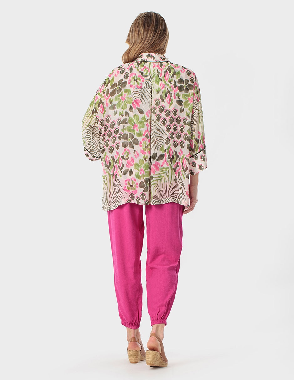 Pantalón capri regular para mujer 2