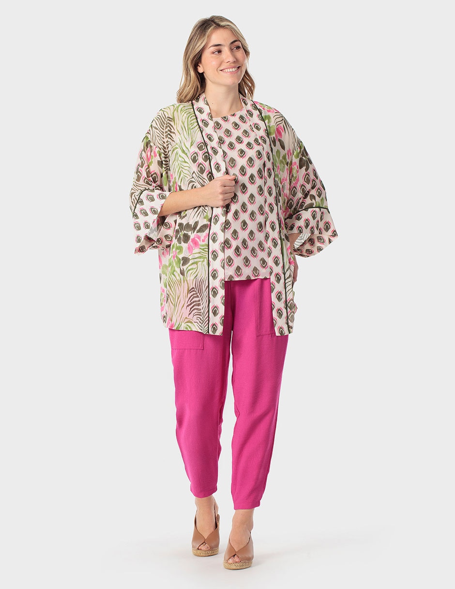 Pantalón capri regular para mujer 3