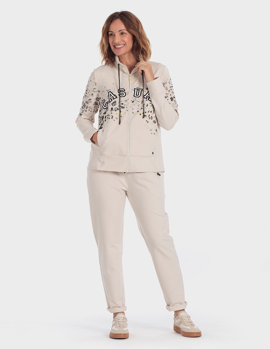 Pants regular con jareta para mujer 3