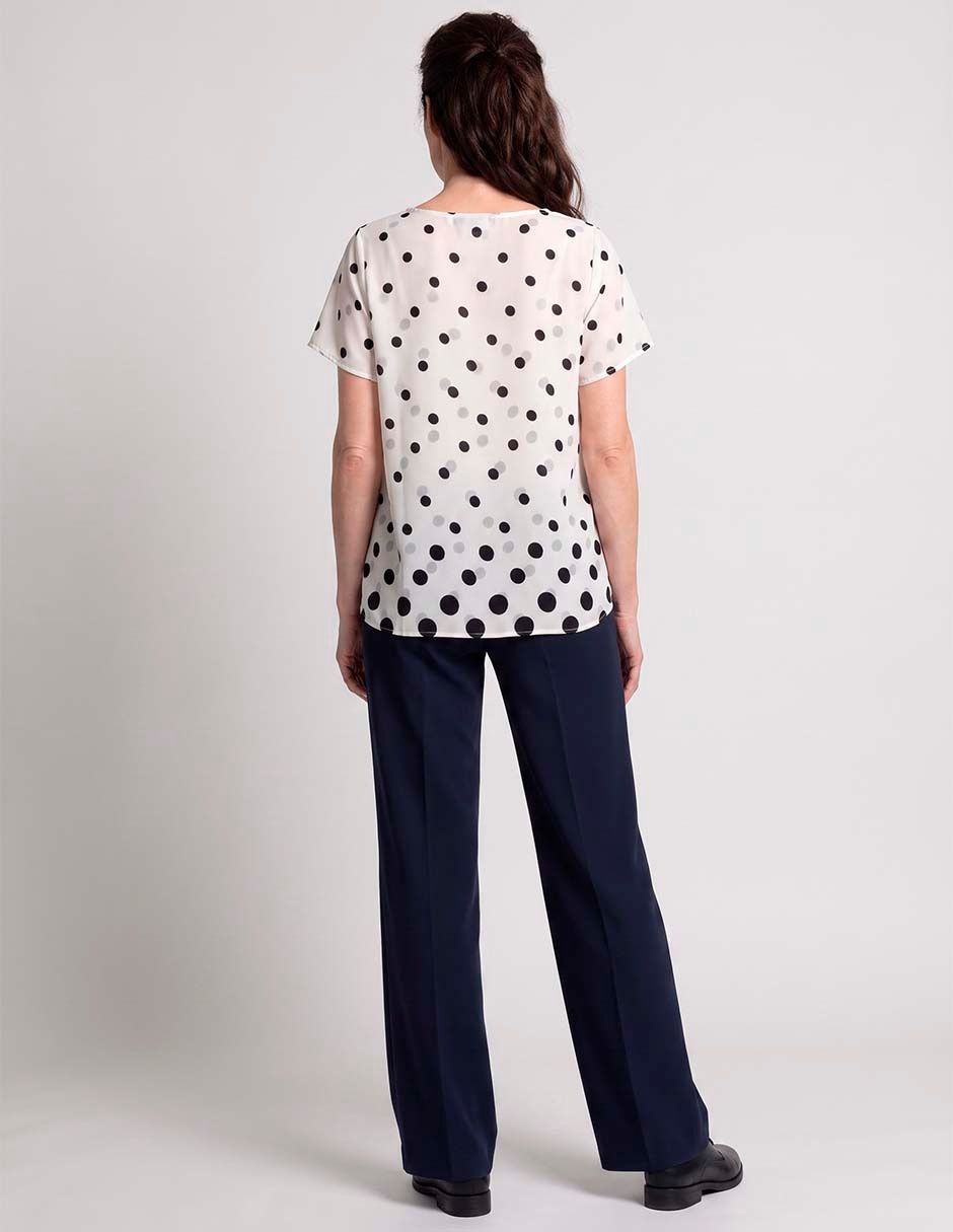 Blusa manga corta para mujer 4