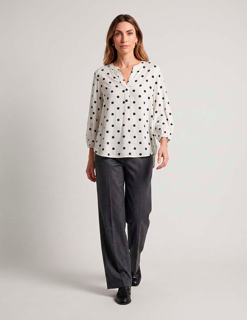 Blusa manga larga para mujer 3