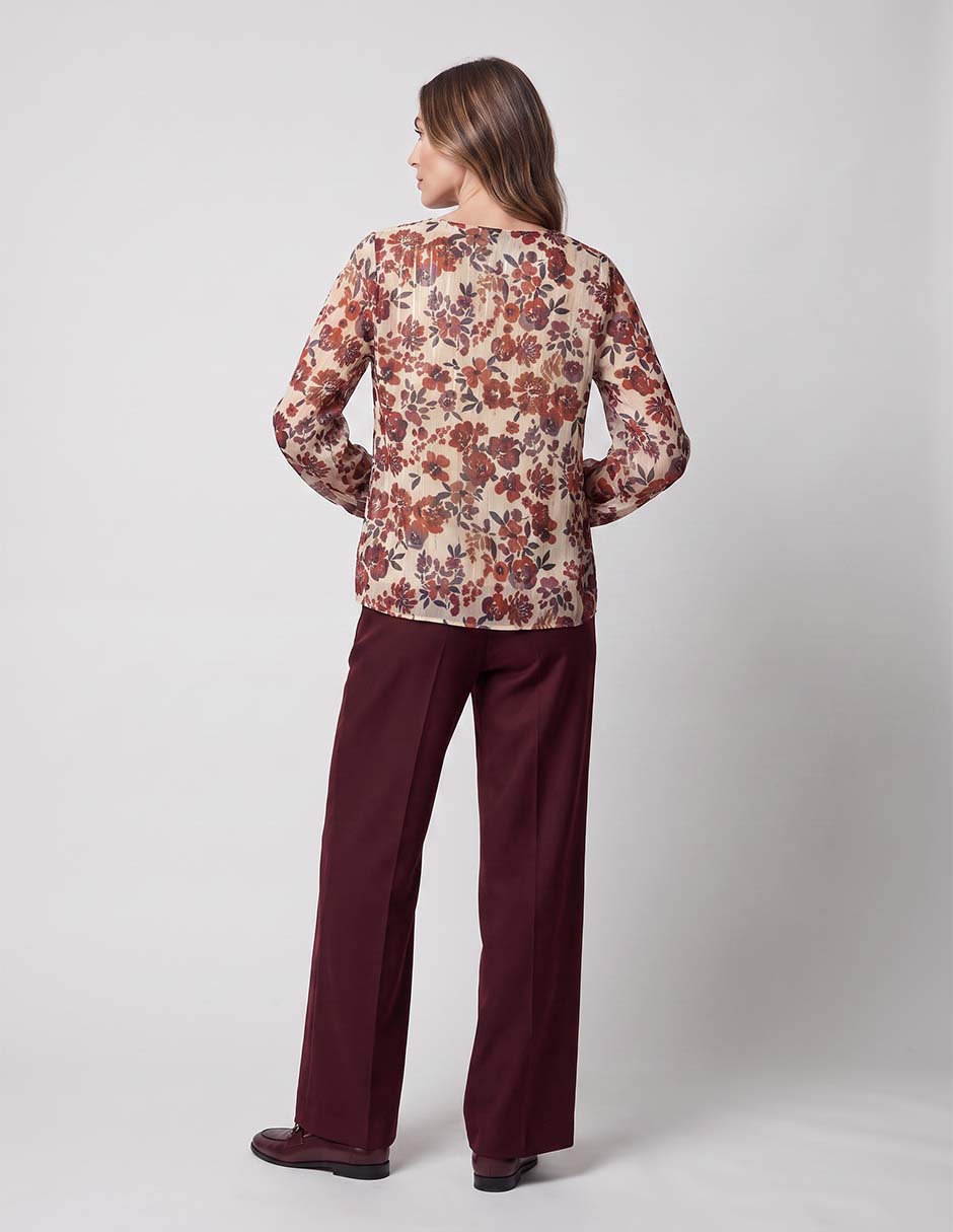 Blusa manga larga para mujer 4