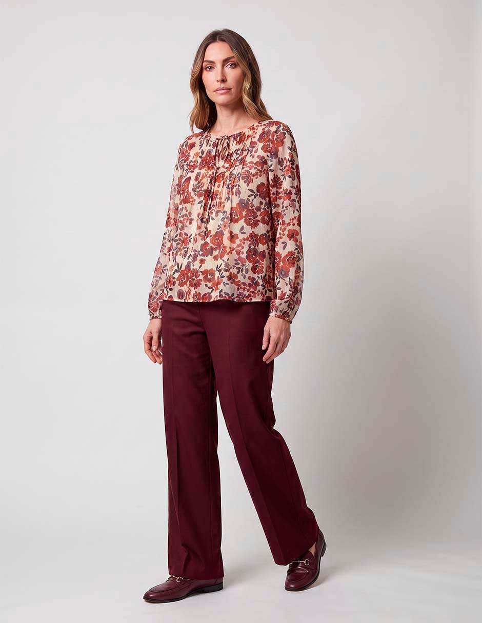 Blusa manga larga para mujer 3